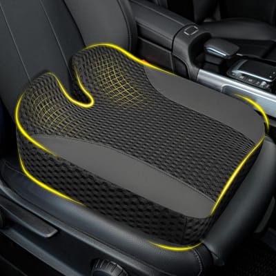 Comfortabel Zitkussen Auto en Kantoor Ergonomisch Traagschuim voor Beter Zitten en Rugpijn Verlichting