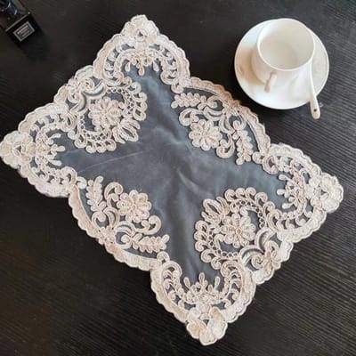 Europese Rechthoekige Geborduurde Placemat Tafelmat Bureau Notitieboek Wandkast Hoes Banketfeest Woondecoratie Accessoires 29x42cm
