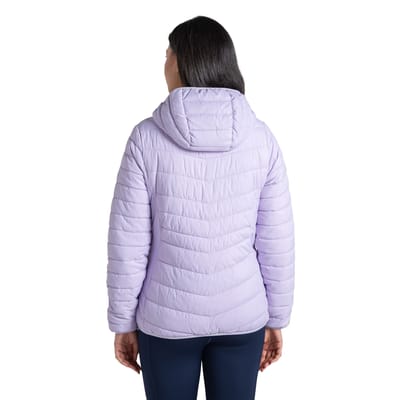 Craghoppers Dames/Dames Compresslite IX geïsoleerd jack met capuchon (Parma Violet)
