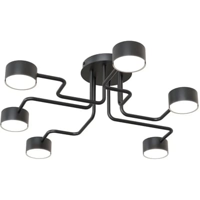 Plafondlamp met 6 gloeilampen Emibig Lighting Kurage