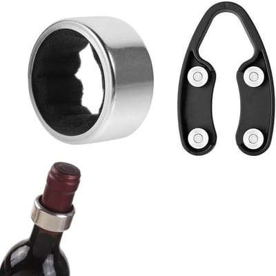 Professionele Papier Snijder voor Wijnflessen, Ringen en Kurk Snijder voor Aluminium Folie, Perfect voor Druppelpreventie en Wijnaccessoires