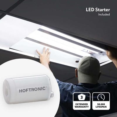 HOFTRONIC LED TL Buis 150cm - T8 G13 Fitting - 24 Watt 2640 lumen (110/W) - 3000K warm wit - Flikkervrij - Vervangt 58 Watt (58W/830) - Incl. Starter