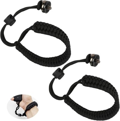 Verstelbare Camera Strap met Snelle Ontkoppeling, Geschikt voor Sportcamera's en SLR-camera's, Set van 2, Zwart, 40 x 2 x 1 cm