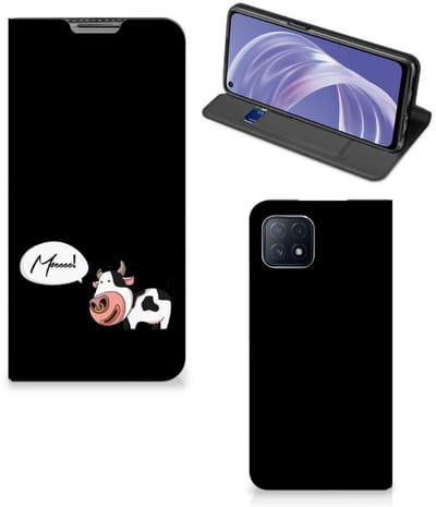 OPPO A73 5G Magnet Case Cow