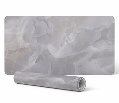 Antislip bureauonderlegger met marmerpatroon, 90x45 cm