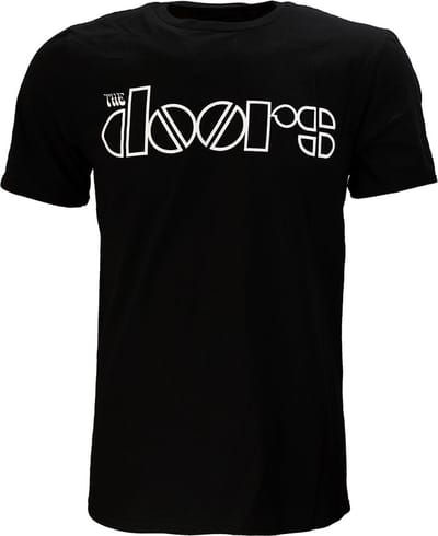 The Doors Logo Official Band T-Shirt - Officiële Merchandise - S