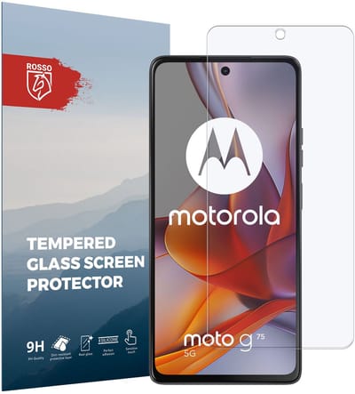 Rosso Screen Protector Geschikt voor Motorola Moto G75 | 9H Tempered Glass | Glasplaatje | Beschermlaag | Beschermglas | 9H Hardheid