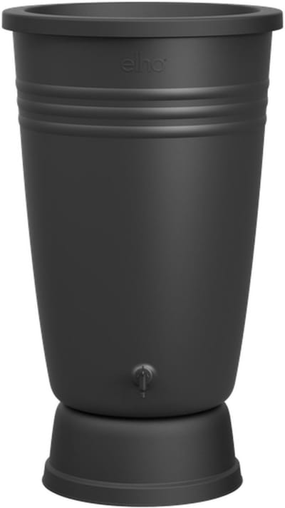 Elho Green Basics Regenton Plus 126 - Regenton voor Kweken En Oogsten - Ø 70.5 x H 101.0 cm - Living Black