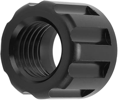 Dailygoods- Steekas Moer Aluminium - Steekasmoer M12 X 1,5 Mm - Fietsnaven Accessoire - Lichtgewicht - Duurzaam - Perfecte Vervanging - Fietsasmoer