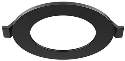 LED Downlight Inbouwspot - Kingtron Thin - 3W 220lm 120° Bundelhoek - Helder/Koud Wit 6500K - IP40 - Rond - Zwart - Ø85mm Buitenmaat - Ø70mm Zaagmaat