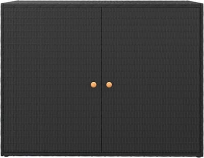 Thuys - Tuinberging Hout - Tuinhuis Hout - Tuinkast Hout - 56cm x 56cm x 80cm - Zwart