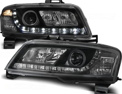 Koplampen met parkeerlicht FIAT STILO 3D 10 01-08 ZWART