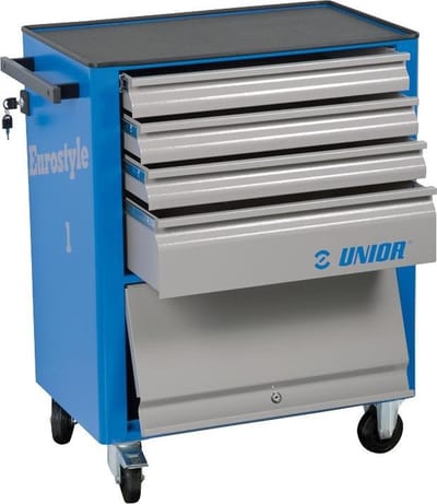 UNIOR - LEGE WERKWAGEN TYPE EUROSTYLE - 4 DRAWERS - EUROSTYLE - 760 X 440 X 895 MM - 42 KG