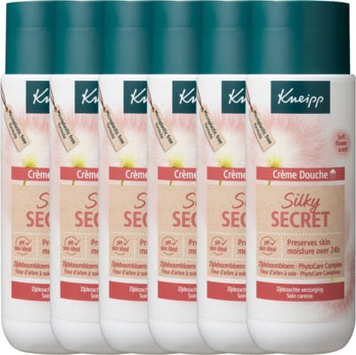 6x Kneipp Douche 200 ml Silky Secret