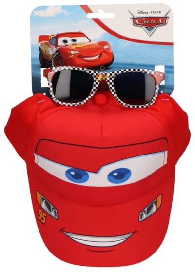 Disney Cars Red Smile zonnebrillen en honkbalpet set