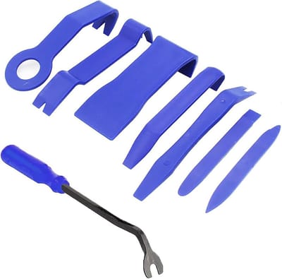 Allecto Plus - Interieur Auto Trim Verwijderingsset Reparatieset Bevestigingsklem Verwijdering (8 stuks in Blauw)