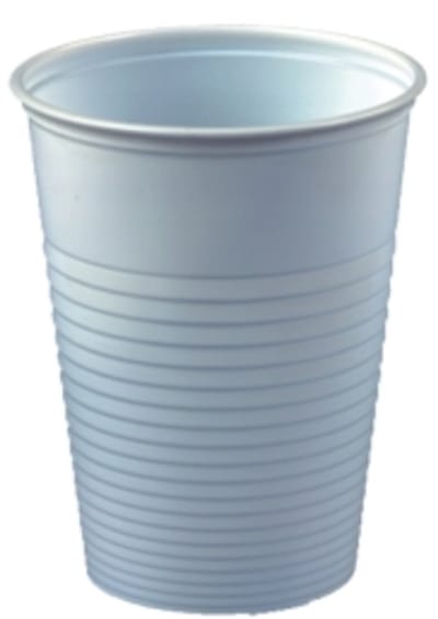 Beker IEZZY 180ml Ø 70mm PP 100 stuks wit