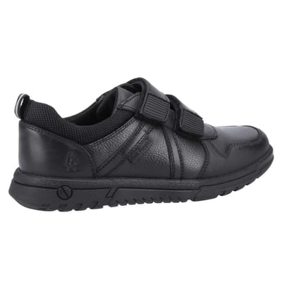 Hush Puppies Jongens Spencer Leren Schoolschoenen (Zwart)