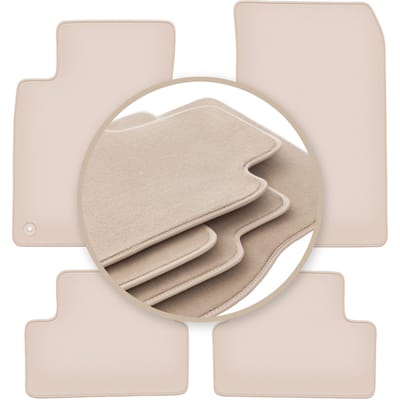 PREMIUM beige matten voor: Mercedes W246 B-Klasse 2011-2018
