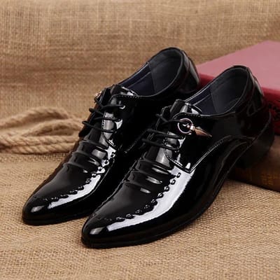 Modieuze Herenschoenen Puntige Neus Persoonlijkheid Casual Leren Schoen Heren Trendy comfortabel Zakelijk Leren Schoen Autorijden Herenschoenen 45