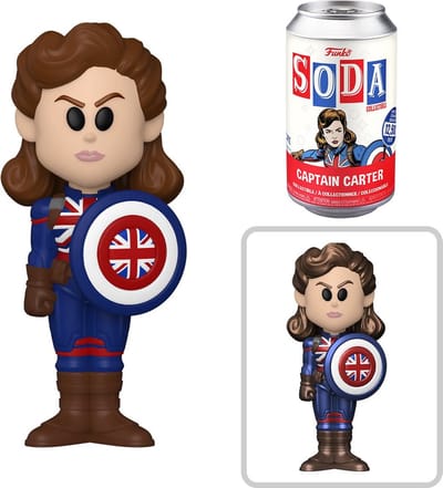 Vinyl Soda Figure What if Marvel - Captain Carter LE 10000