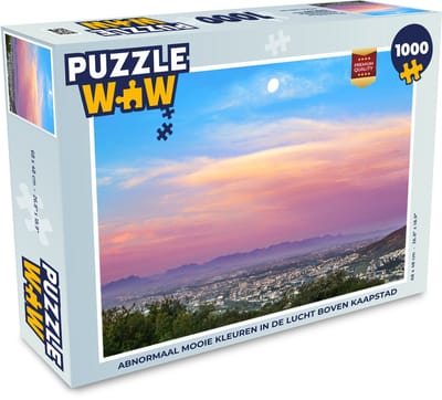 Puzzel Kaapstad - Lucht - Zuid afrika - Legpuzzel - Puzzel 1000 stukjes volwassenen