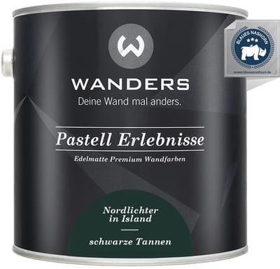 Wanders Muurverf - Edelmatte Krijtverf voor Hout en Meubels - Donkergroen Dennen - 2,5L