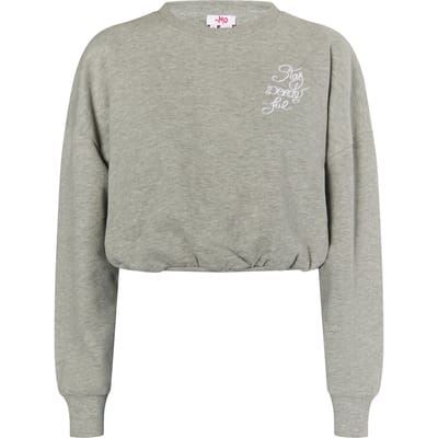 Mymo Cropped sweatshirt Dames grijs melange