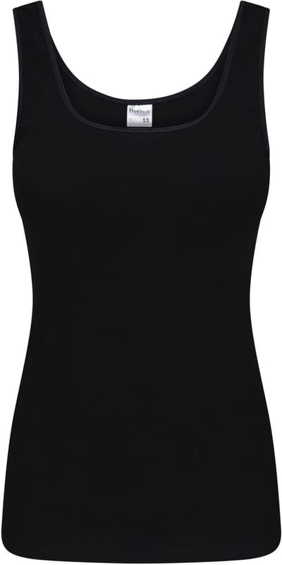 Beeren dames hemd Madonna 1-pack - zwart - Maat XXL