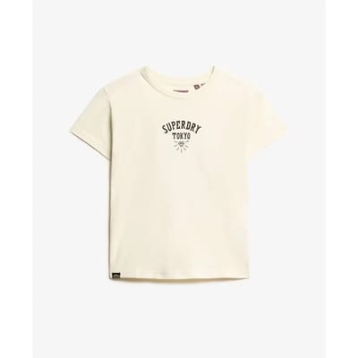 Getailleerde T-shirt met strass en tattoo-effect voor vrouwen Superdry