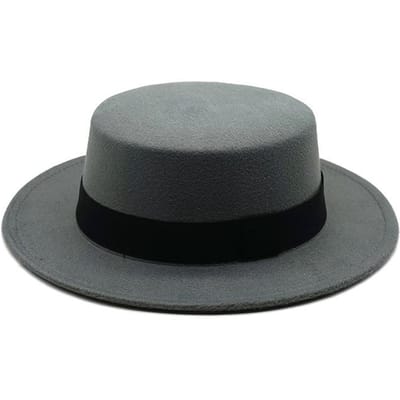 Winter Herfst Trendy Dames Heren Unisex Brede Rand Panama Hoed Herfst Winter Gentleman Elegante Jazz Kerkpet Beige Zwart Rood black