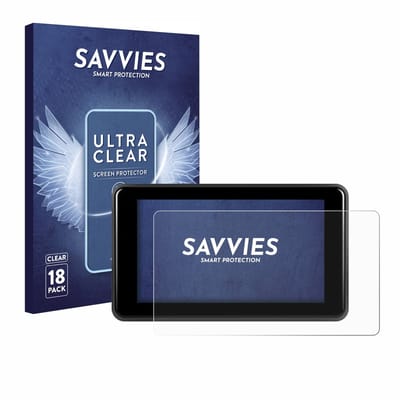 Savvies - Screenprotector voor Vechtel Motorrad Carplay 5" - Folie Beschermfolie transparant 18 Stuks