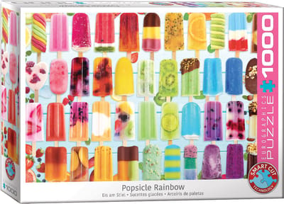 Eurographics - IJslolly Regenboog [Popsicle Rainbow] - 1000 stukjes 68×48cm (b×h) - Legpuzzel