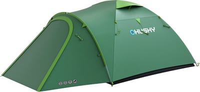 Husky Tent Bizon Polyester/Nylon 220 X 410 Cm - Groen - 3 Persoons