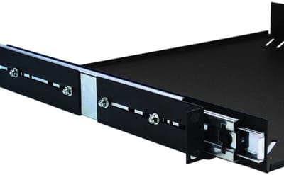 Adam Hall 87556 19" plank 1HE met Auszugsrailn - Overige - Rackaccessoires