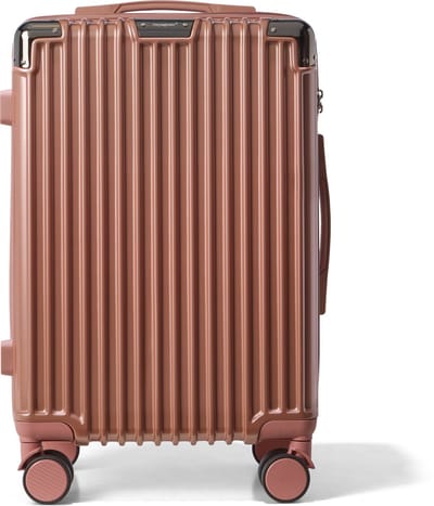 Voyagoux® - Handbagage Reiskoffer - 38L - Koffers - Trolley - Reiskoffer met wielen – Rose gold