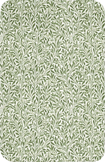WC mat 40x60 cm - Antislip - Botanisch - Takken - Groen - Toiletmat - Vloermat - Douchemat - Toilet tapijt - Toiletmatten