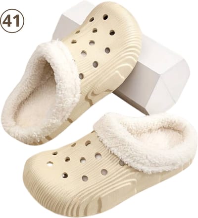 Nivard Warme Pantoffels - Sloffen - Slippers - Dames - Heren - Pluche - Maat 39-40 - Wit