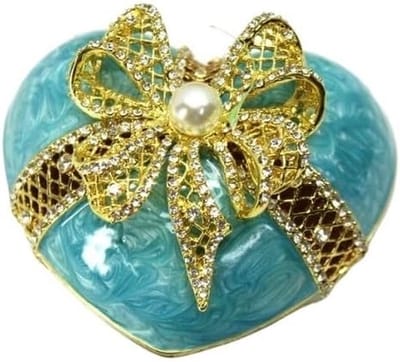Sieraden Doos Hartvormig - Juwelendoosje Opslag - Sieraden Organiseren - Hol Legering Ontwerp - 100 x 100 x 100 mm