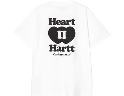 Carhartt Wip Heart Ii Hartt T-shirt Wit