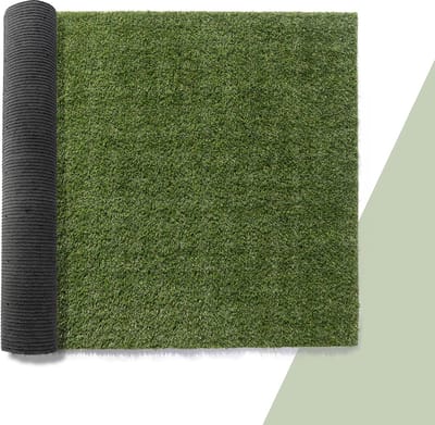 Paco Home Kunstgras Voor Balkon Terras Tuin Grastapijt Wasbaar Natuurlijk Zacht Groen