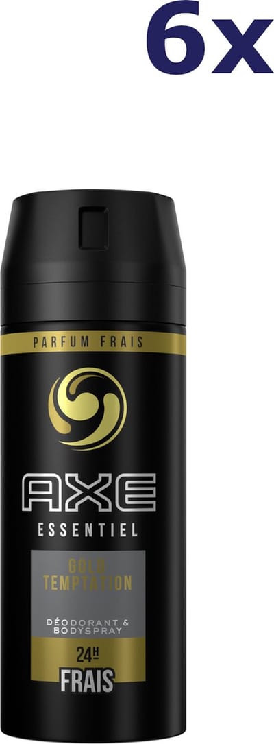 Axe Deo Gold Temptation Spray - 6 x 150 ml