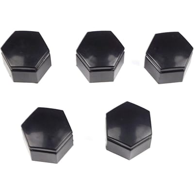 BSP632 5 Pièces Cache-Vis de Boulon de Roue de Voiture Noir Capuchon en Plastique 21 mm * 22 mm pour Opel Insignia A G09 2008-2017 13283158