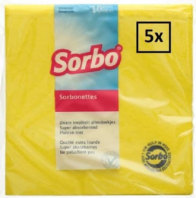 Sorbo Sorbonettes - Multipak 5 x 10 stuks