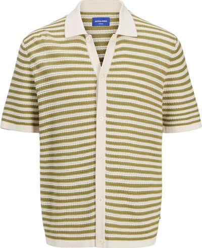 Jack & Jones Gebreide overhemd Gestreept Gebreide overhemd