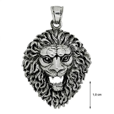 Blinx Jewels Zilveren Hanger Leeuwenhoofd