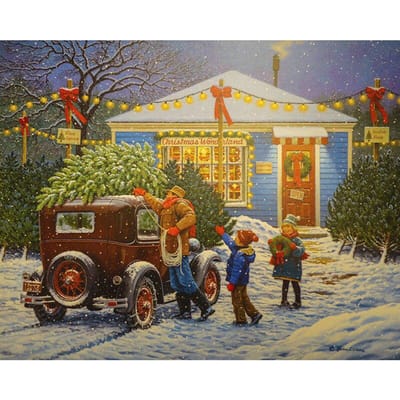 Volledige Diamond Painting Cross Stitch Christmas Sweet Home Diamond Mozaïek Schilderachtig borduurwerk 20X30CM gray