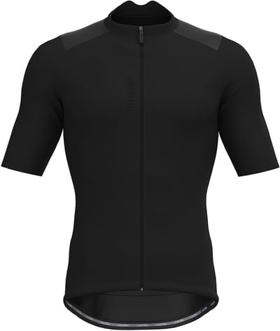 Rh+ RH+ Grinta Pro Jersey - Premium Fietsshirt Heren - Aerodynamisch - Anti-Slip - Powerlogic Tech - Zwart ZWART - Maat L