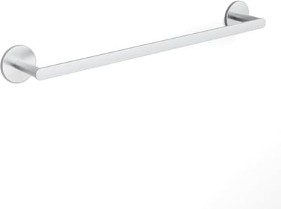 CECIPA Max Handdoekrek - 60 cm Handdoekrek - Badkamer Handdoekrek - Praktisch Zonder Boren - RVS - Handdoekhouder - Inclusief Montageset - Zilver