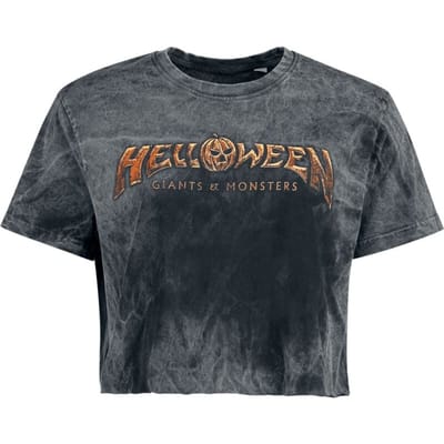 Helloween T-shirt - Monsters Logo - S tot 4XL - voor Vrouwen - zwart